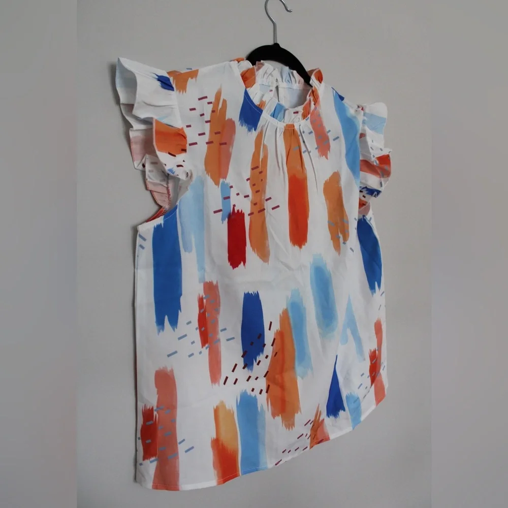 Multicolored Women’s Blouse - Picture 1 of 4